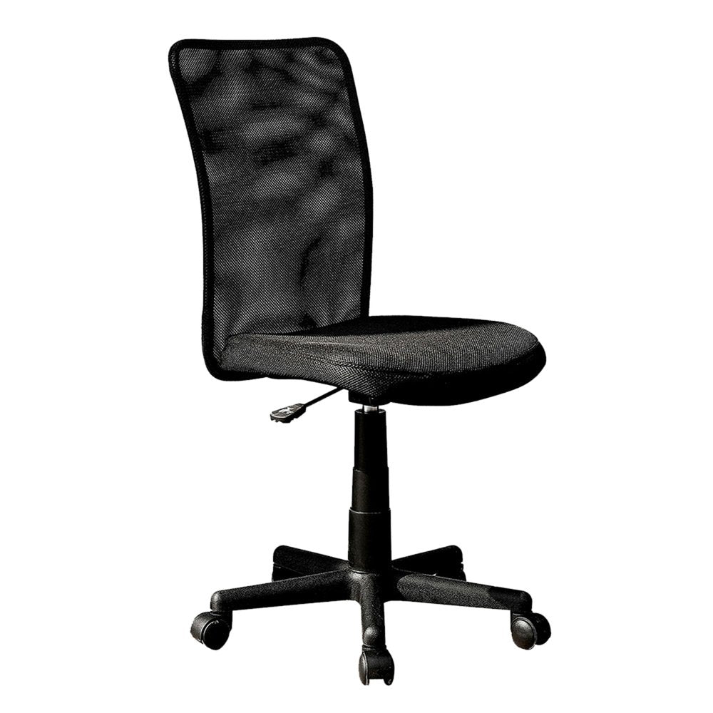 Black Swivel Rolling Office Chair HomeRoots