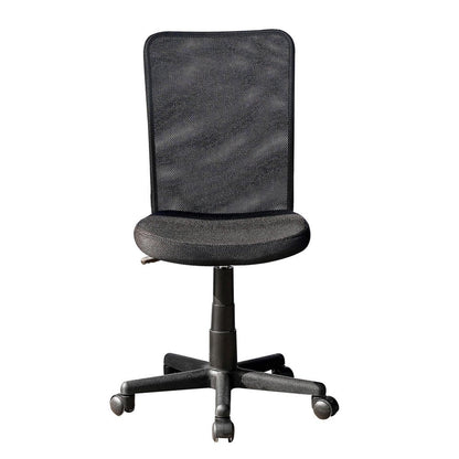 Black Swivel Rolling Office Chair HomeRoots