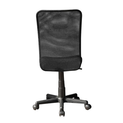 Black Swivel Rolling Office Chair HomeRoots