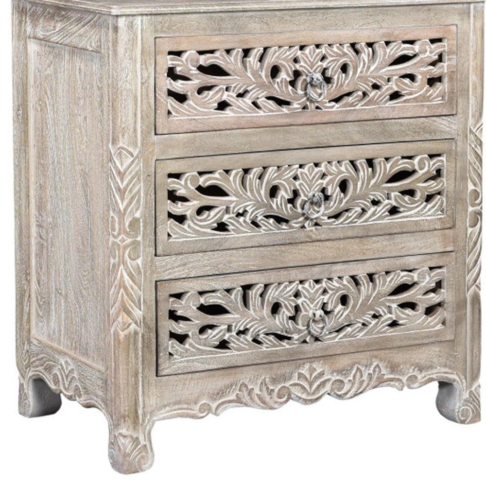 Five Piec Gray Solid Wood Bedroom Set With Mirror HomeRoots