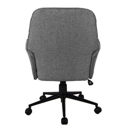 Gray Adjustable Height Swivel Rolling Office Chair HomeRoots