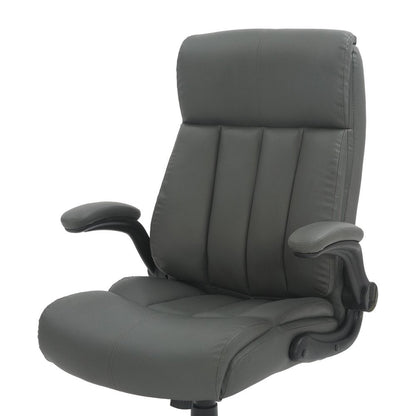 Black Adjustable Height Swivel Rolling Executive Office Chair