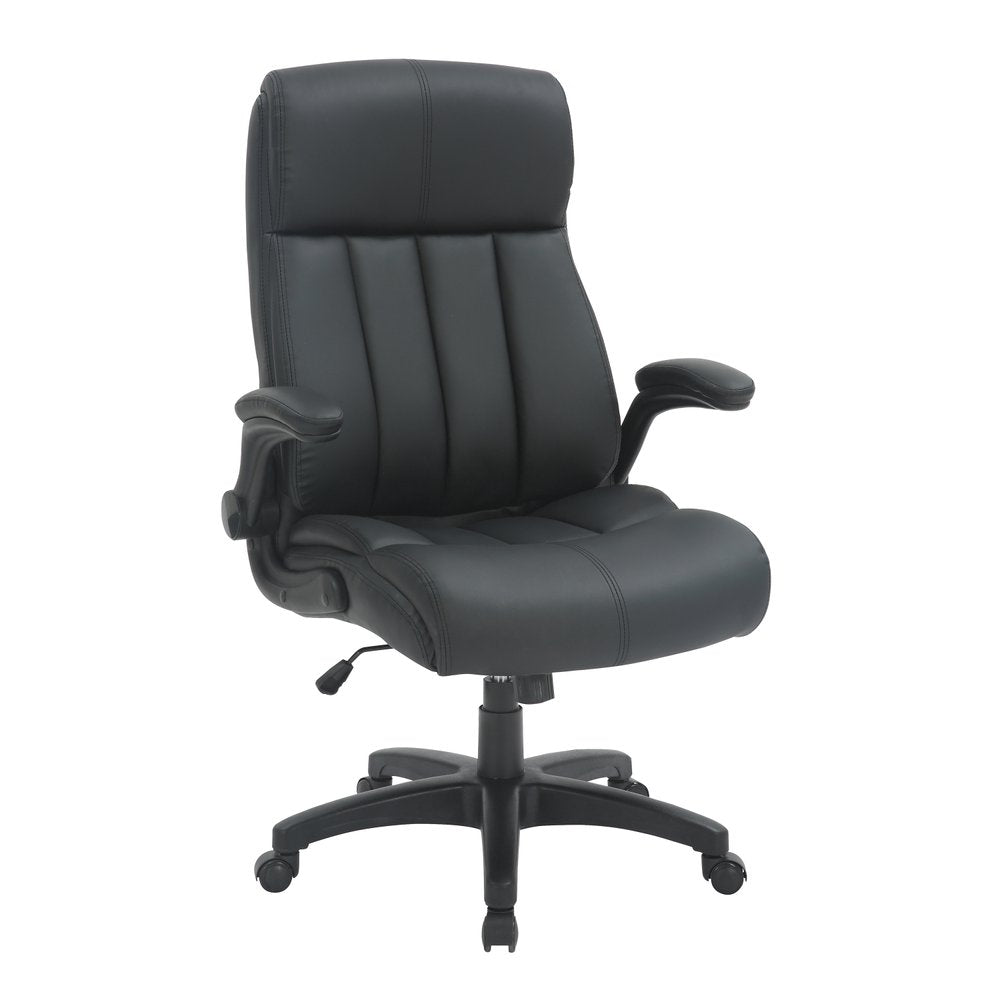 Gray Adjustable Height Swivel Rolling Executive Office Chair HomeRoots
