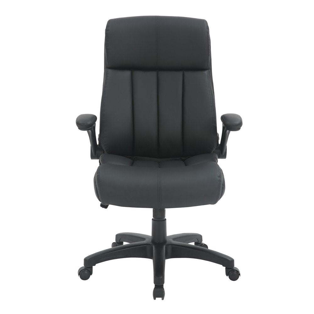 Gray Adjustable Height Swivel Rolling Executive Office Chair — view 11