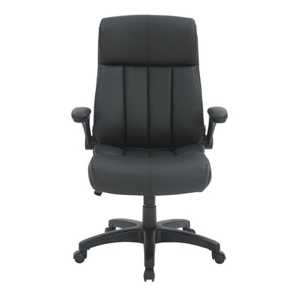 Gray Adjustable Height Swivel Rolling Executive Office Chair HomeRoots