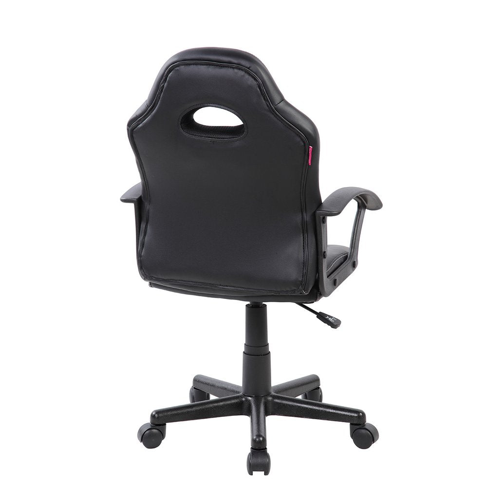 Blue Adjustable Height Swivel Rolling Gaming Chair HomeRoots