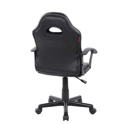 Blue Adjustable Height Swivel Rolling Gaming Chair HomeRoots