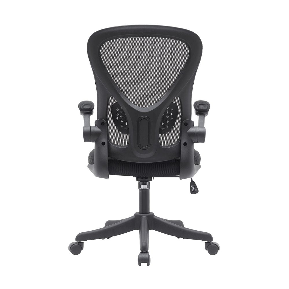 Black Swivel Rolling Office Chair — view 4