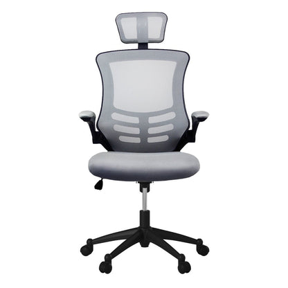 Black Adjustable Height Swivel Rolling Executive Office Chair HomeRoots
