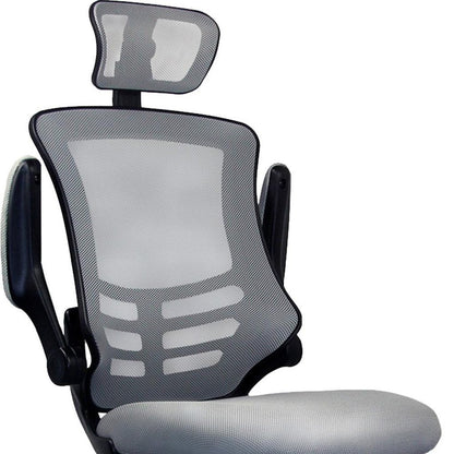 Black Adjustable Height Swivel Rolling Executive Office Chair HomeRoots