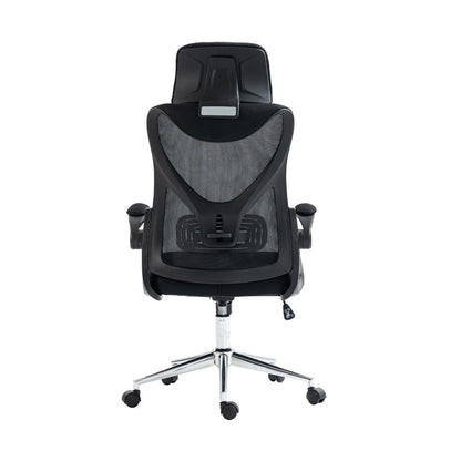 Black Adjustable Height Swivel Rolling Office Chair