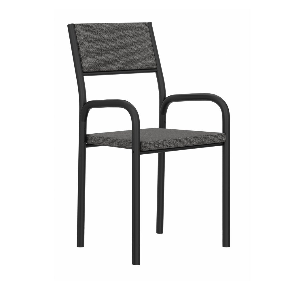 Charcoal And Black Office Chair — view 1