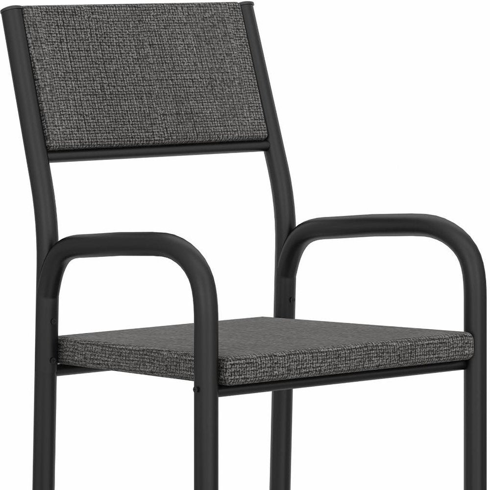 Charcoal And Black Office Chair HomeRoots