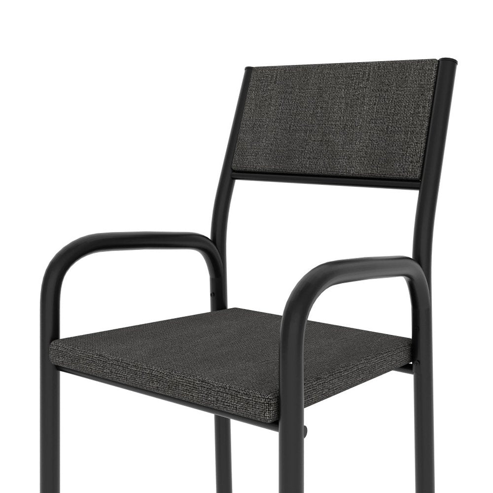 Charcoal And Black Office Chair HomeRoots