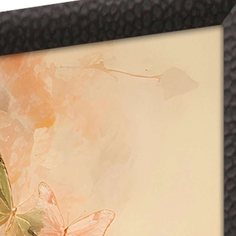 Butterfly Tower Black Framed Wall Art