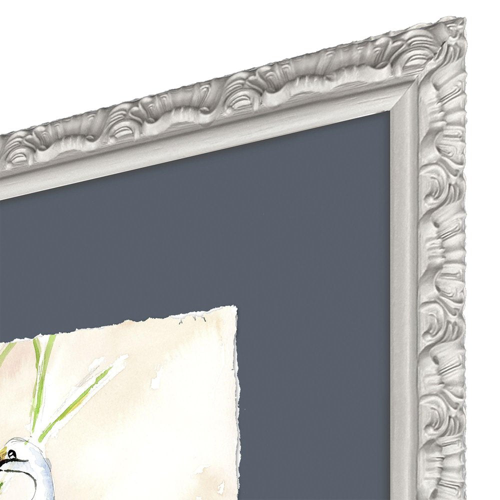 Set Of Two Wading in Shallows Set of Set Gray Framed Wall Art HomeRoots