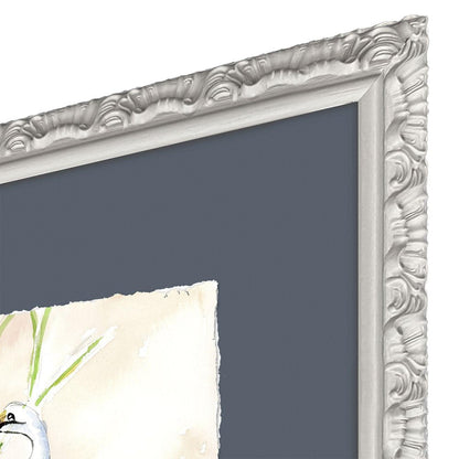 Set Of Two Wading in Shallows Set of Set Gray Framed Wall Art HomeRoots