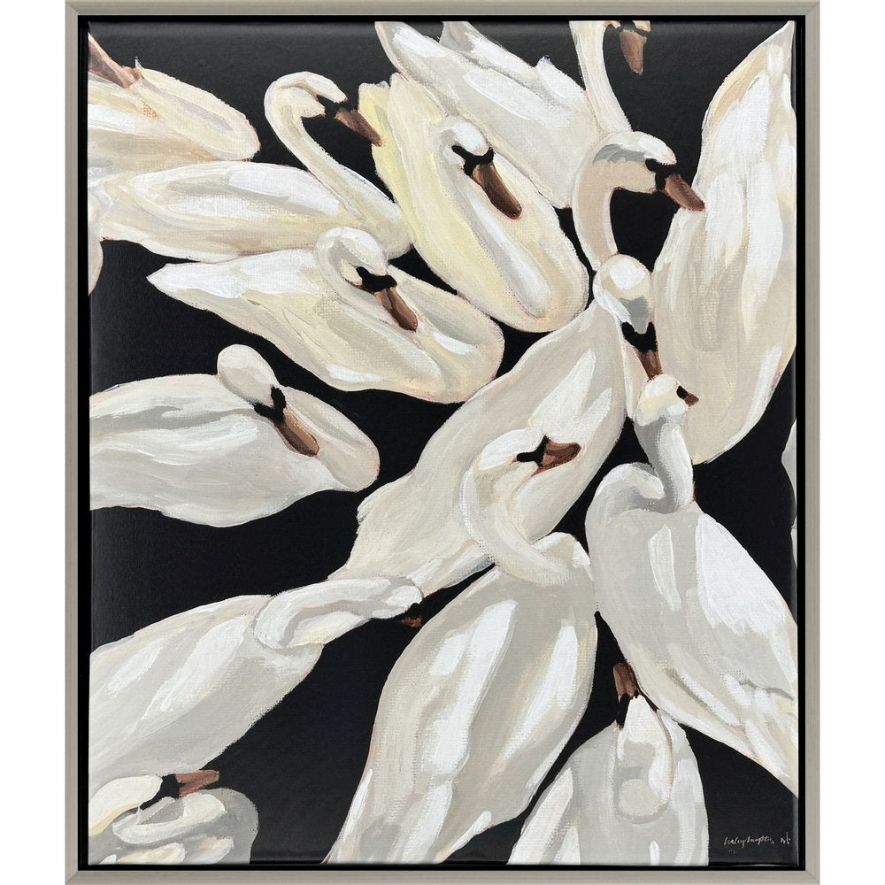 Bevy Silver Floater Frame Wall Art