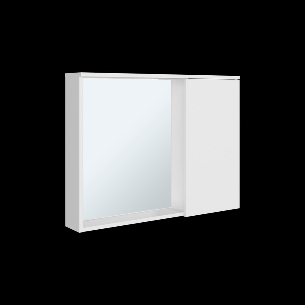 6" White Wood Accent Chest — view 1
