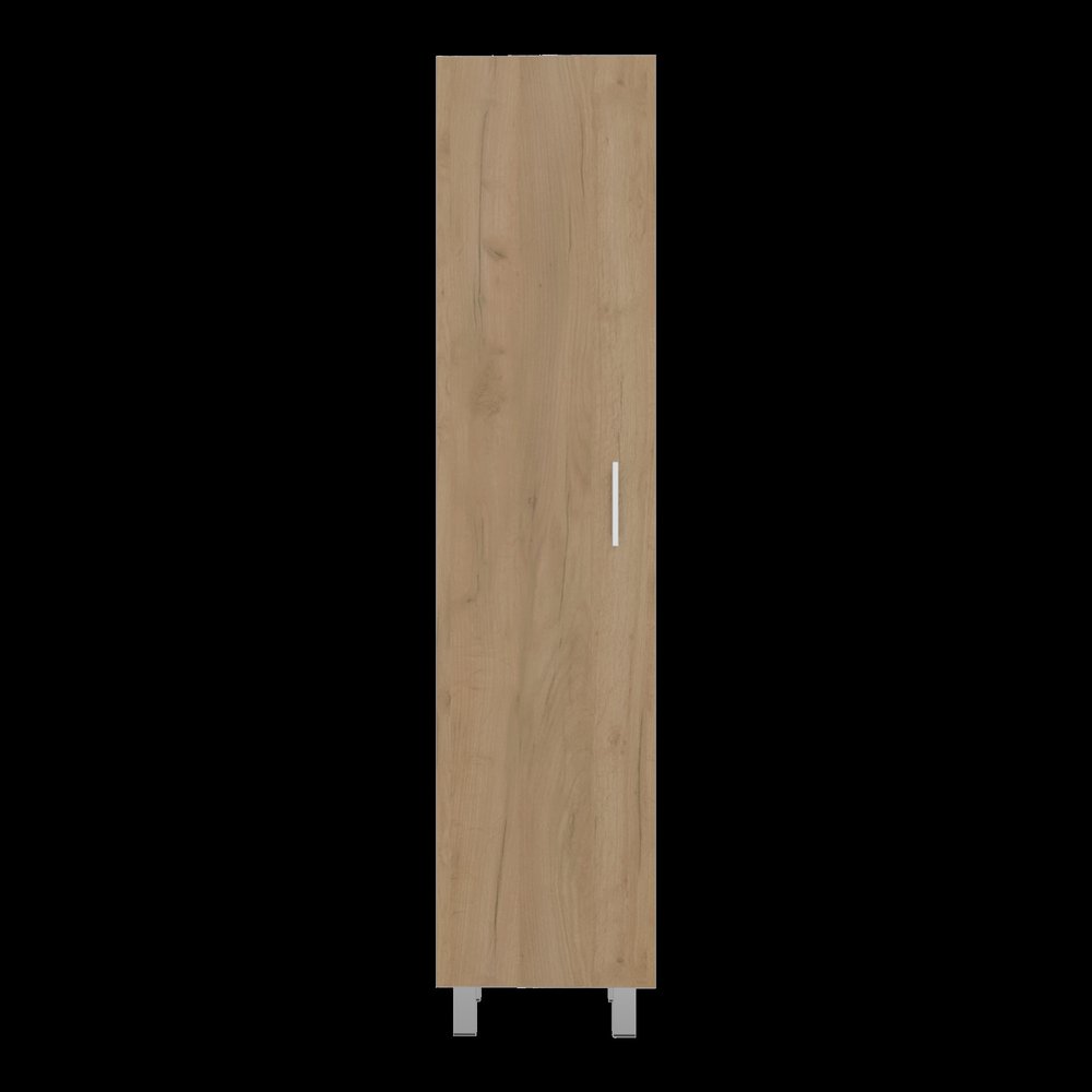 16" Beige Wood Accent Chest — view 1