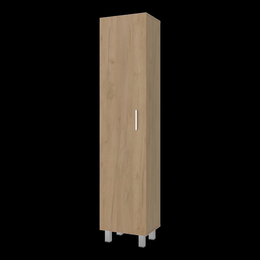 16" Beige Wood Accent Chest — view 2