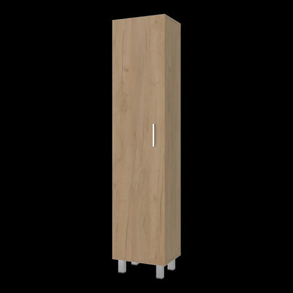 16" Beige Wood Accent Chest
