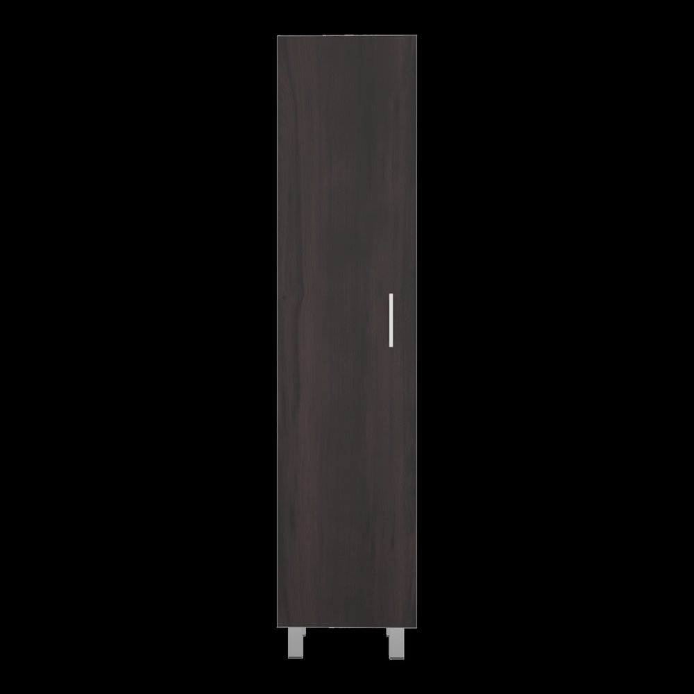 16" Brown Wood Accent Chest — view 1