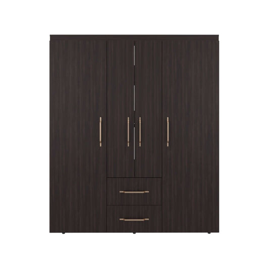 Two Piece Brown Bedroom Set
