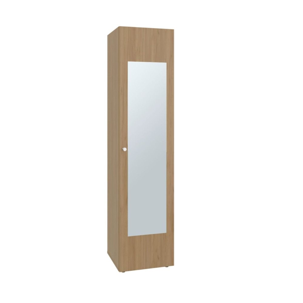 Two Piece Beige Bedroom Set With Mirror — view 1