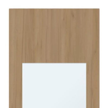 Two Piece Beige Bedroom Set With Mirror