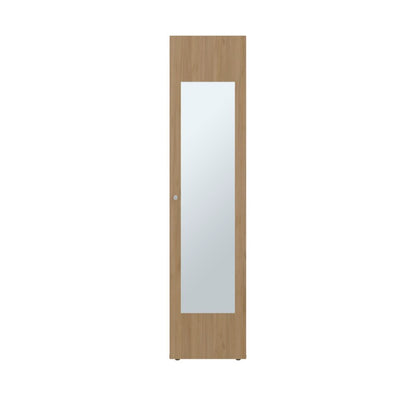 Two Piece Beige Bedroom Set With Mirror