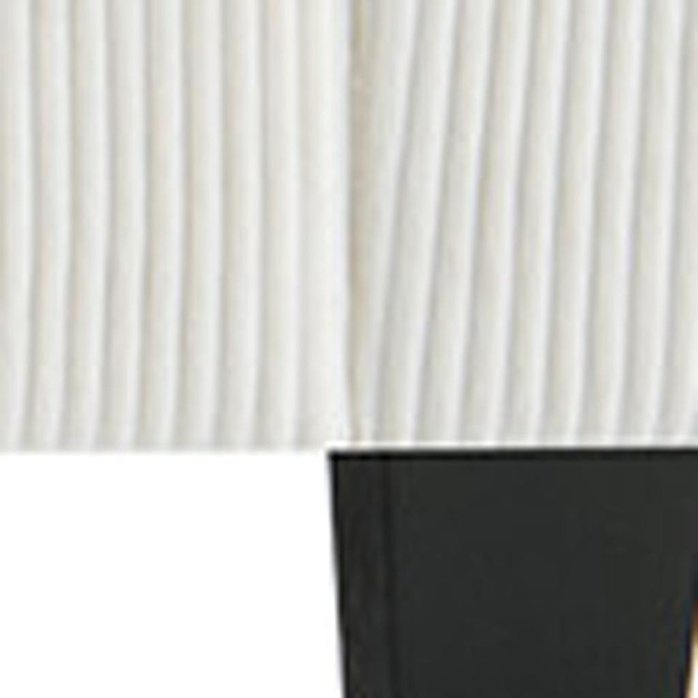 84" White Corduroy Sofa — view 7