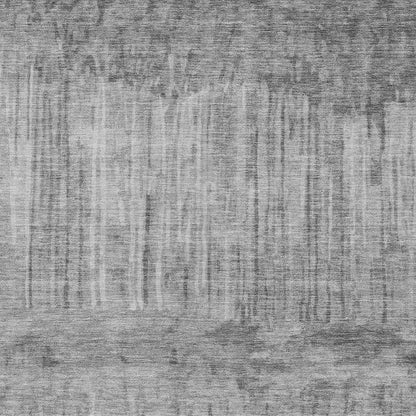 9' X 12' Gray And Silver Abstract Washable Indoor Outdoor Area Rug HomeRoots