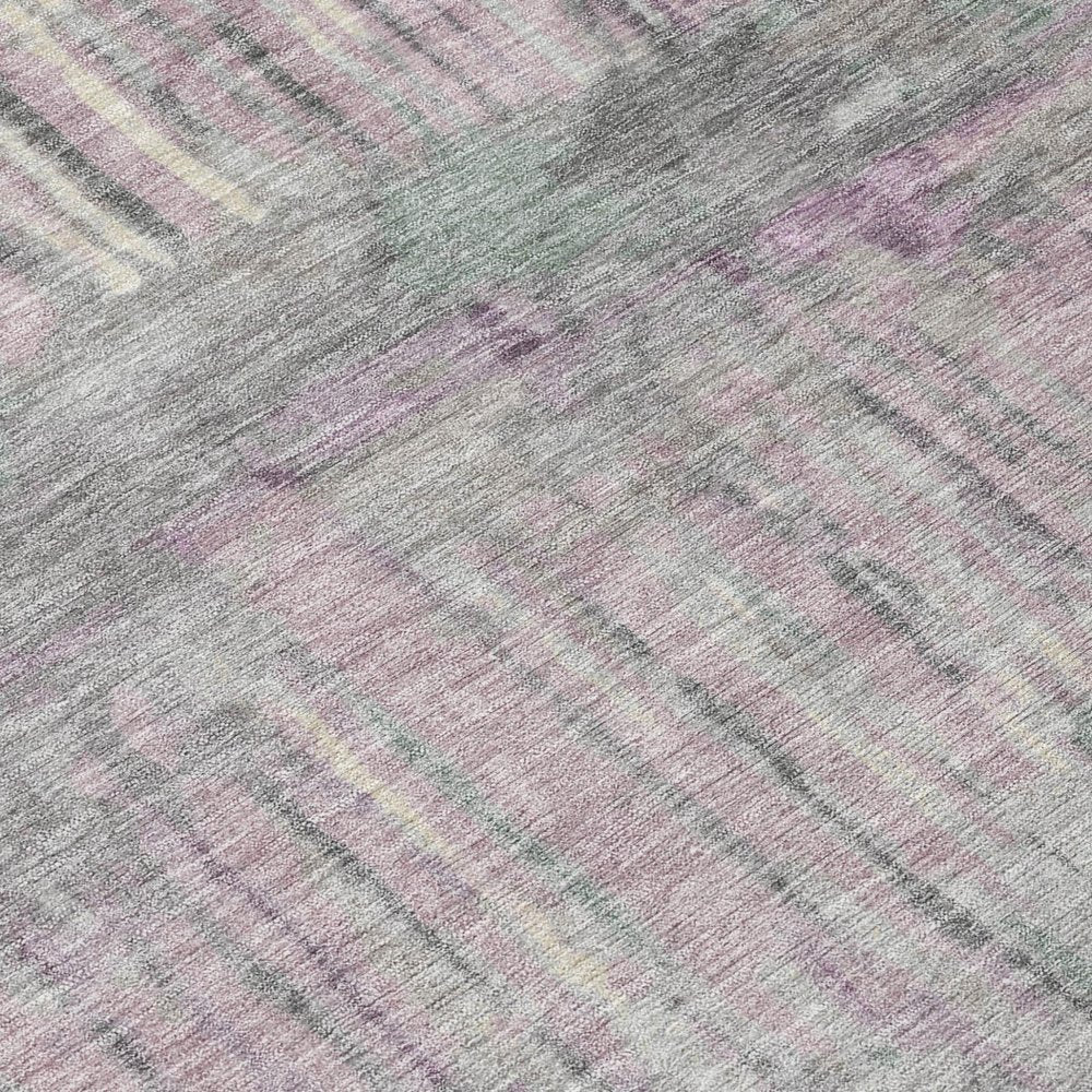8' X 10' Lavender And Plum Abstract Washable Indoor Outdoor Area Rug HomeRoots