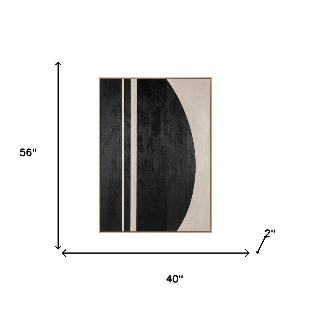 Drift Beyond I Hand Painted Light Brown Floater Frame Wall Art — view 7
