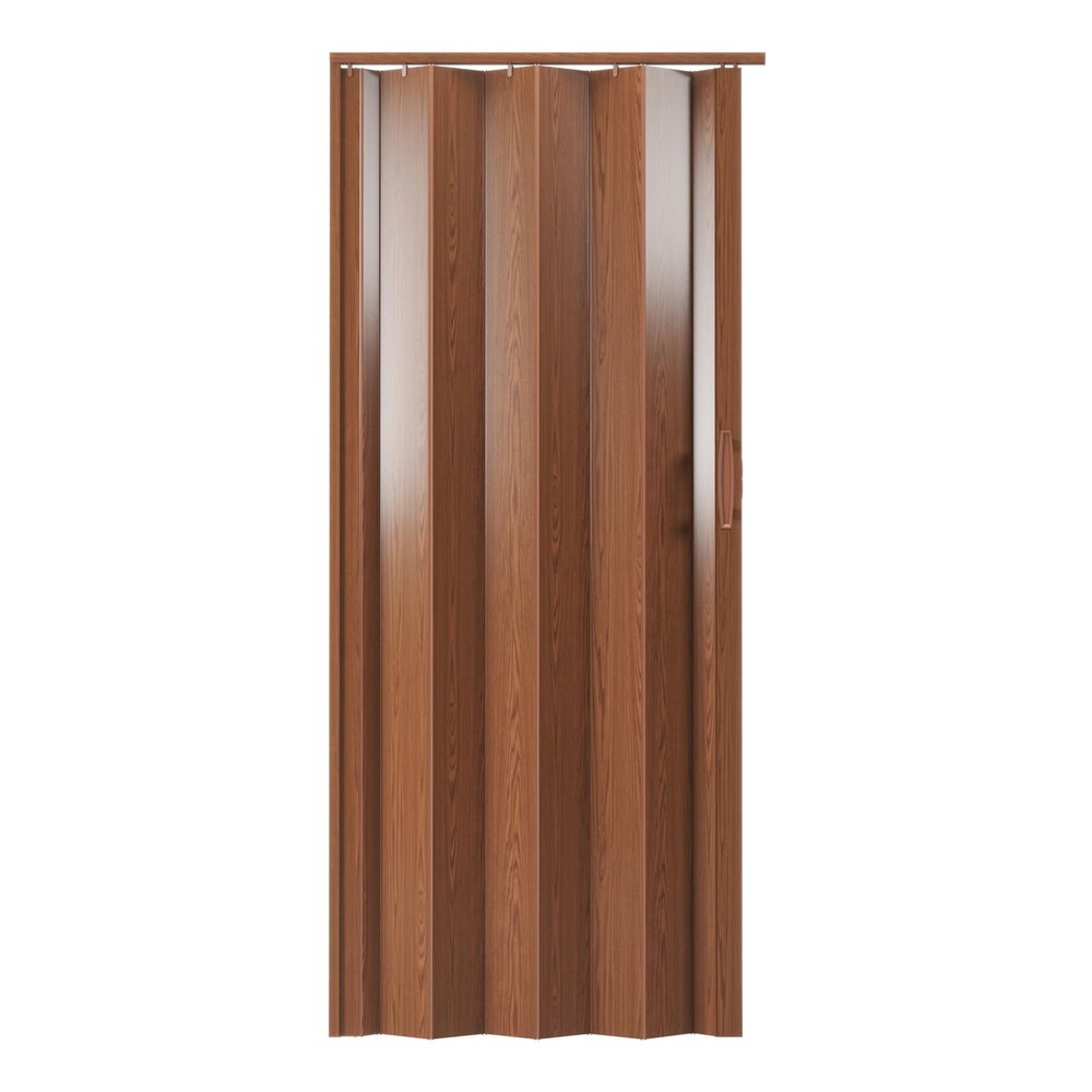 80" X 36" Walnut PVC Accordion Door