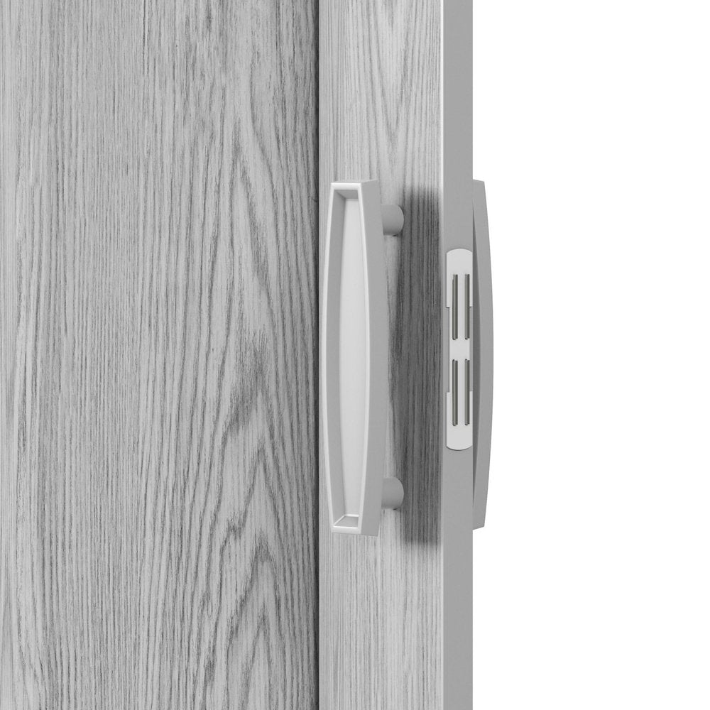 80" X 36" Gray PVC Accordion Door — view 12