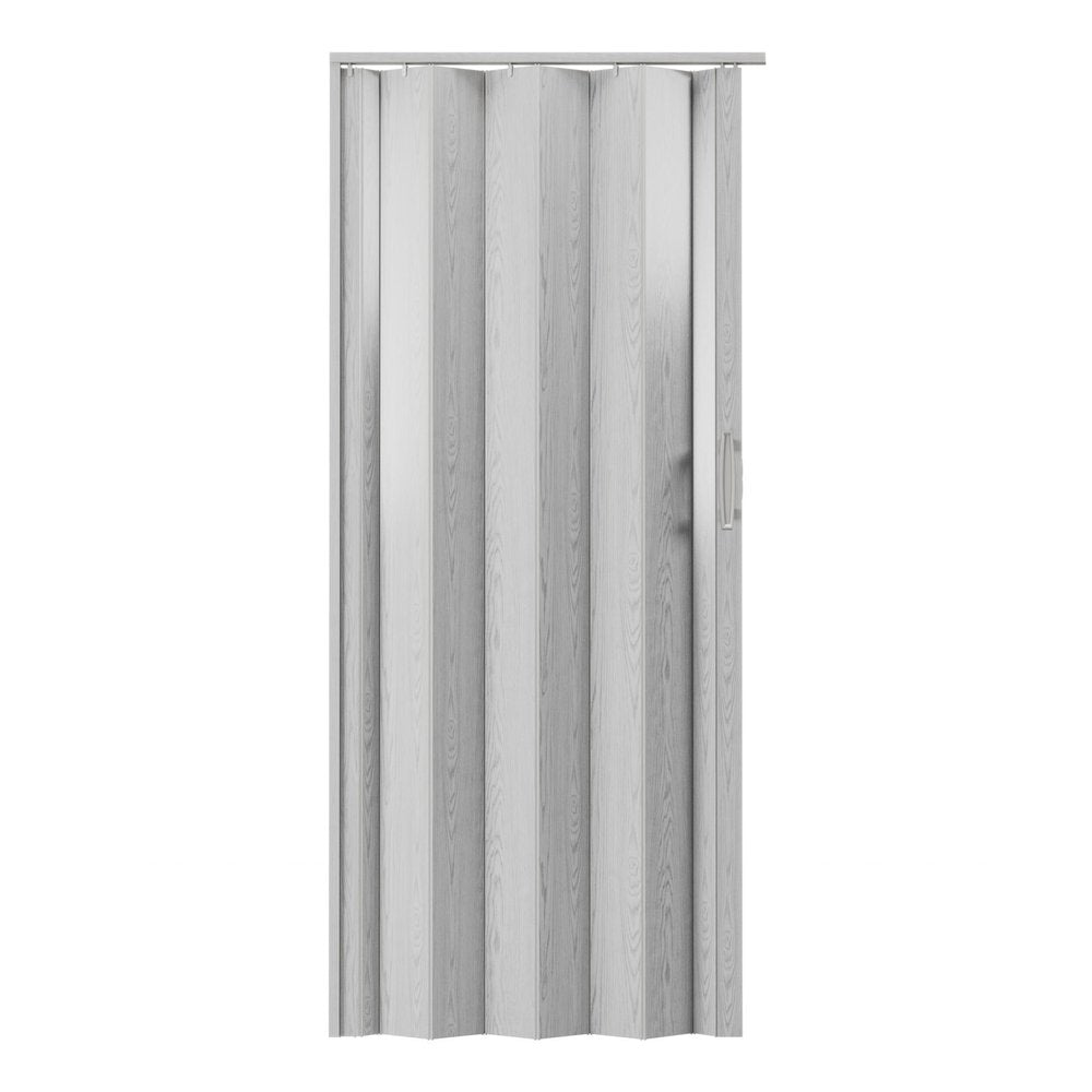 80" X 36" Gray PVC Accordion Door — view 4