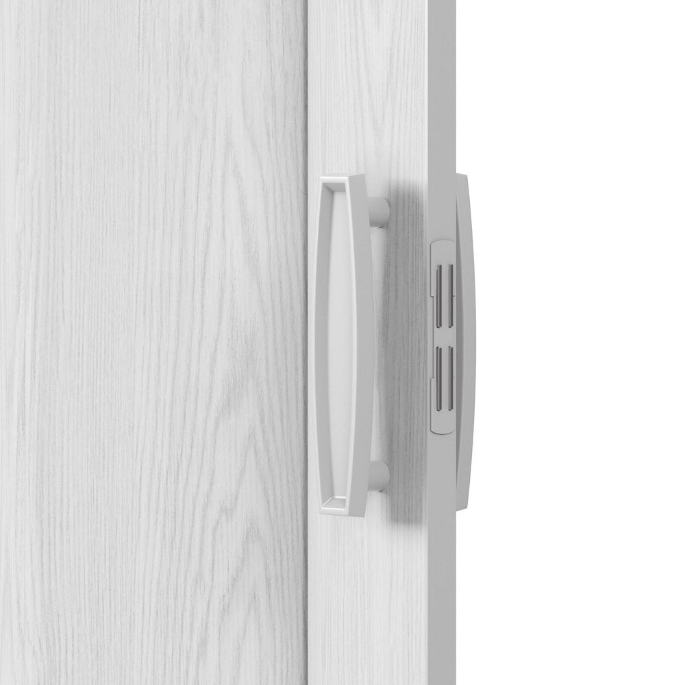 80" X 48" White PVC Accordion Door — view 12