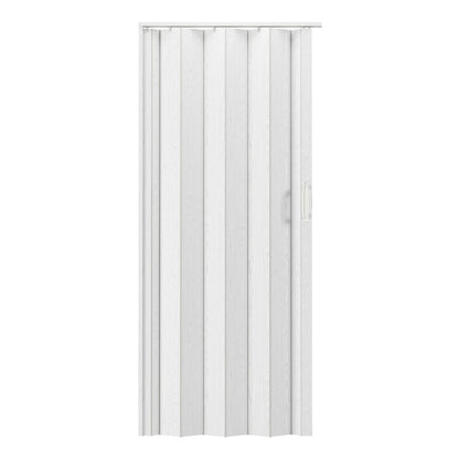 80" X 48" White PVC Accordion Door
