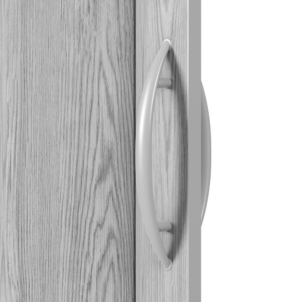 80" X 48" Granite Gray PVC Accordion Door