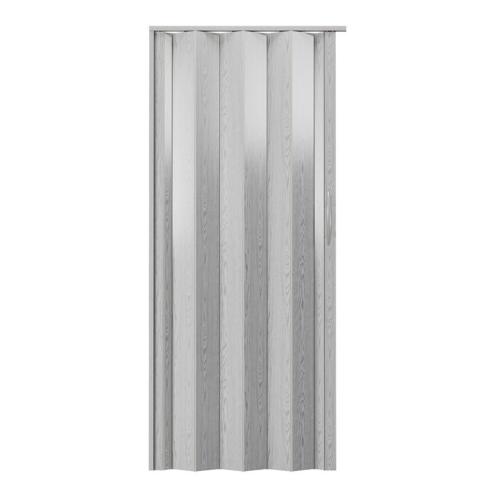 80" X 48" Granite Gray PVC Accordion Door — view 4
