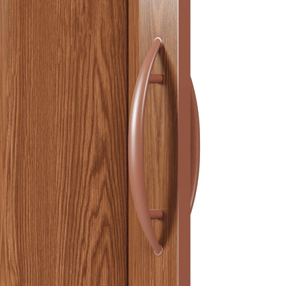 80" X 48" Walnut PVC Accordion Door