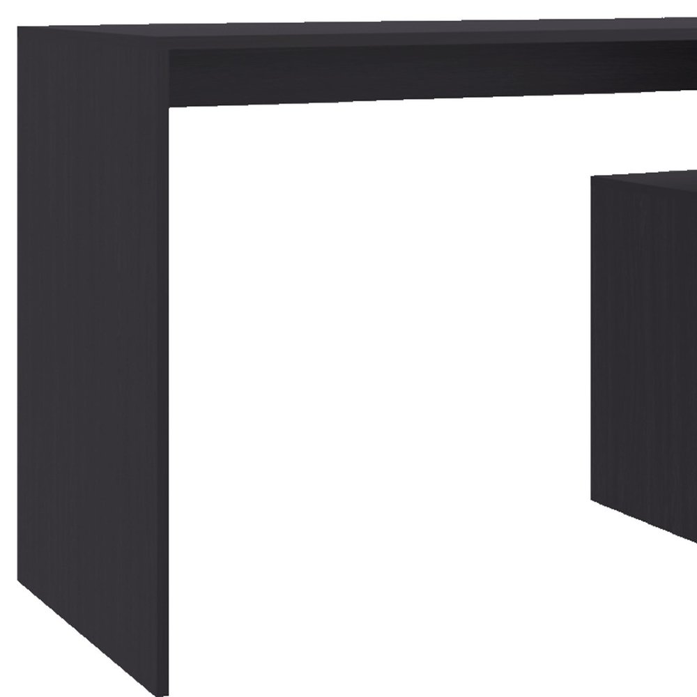 47" White Wood Pedestal Computer Desk HomeRoots