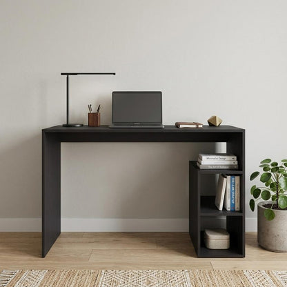 47" White Wood Pedestal Computer Desk HomeRoots