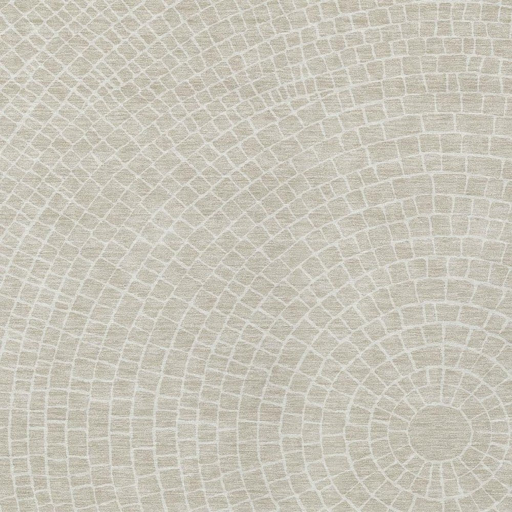3' X 5' Beige And Ivory Geometric Washable Indoor Outdoor Area Rug HomeRoots