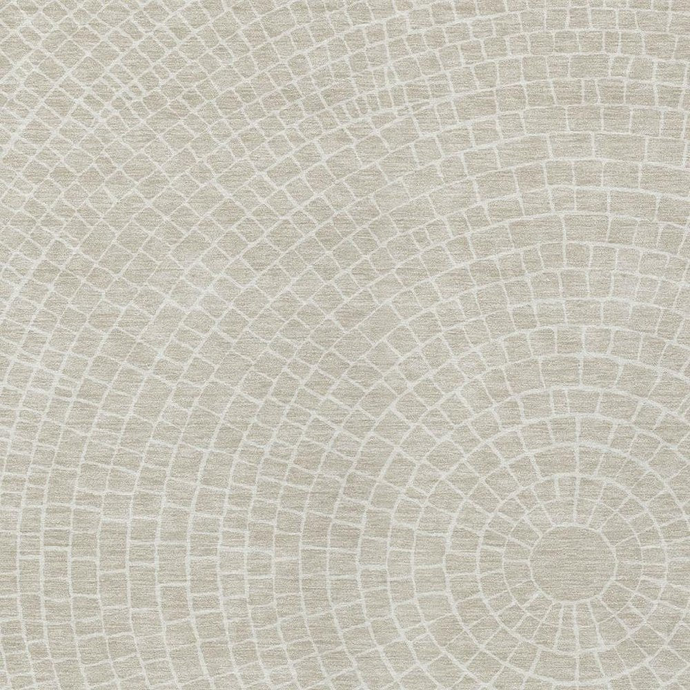 8' X 10' Beige And Ivory Geometric Washable Indoor Outdoor Area Rug HomeRoots