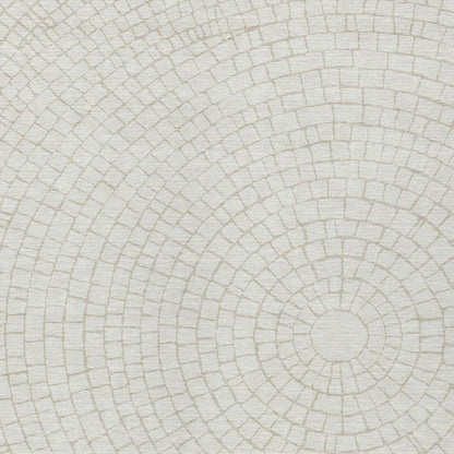 3' X 5' Ivory And Beige Geometric Washable Indoor Outdoor Area Rug HomeRoots