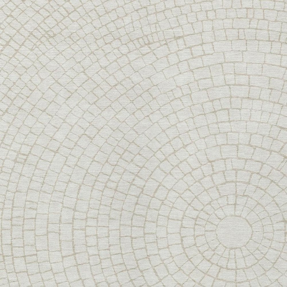 5' X 8' Ivory And Beige Geometric Washable Indoor Outdoor Area Rug HomeRoots