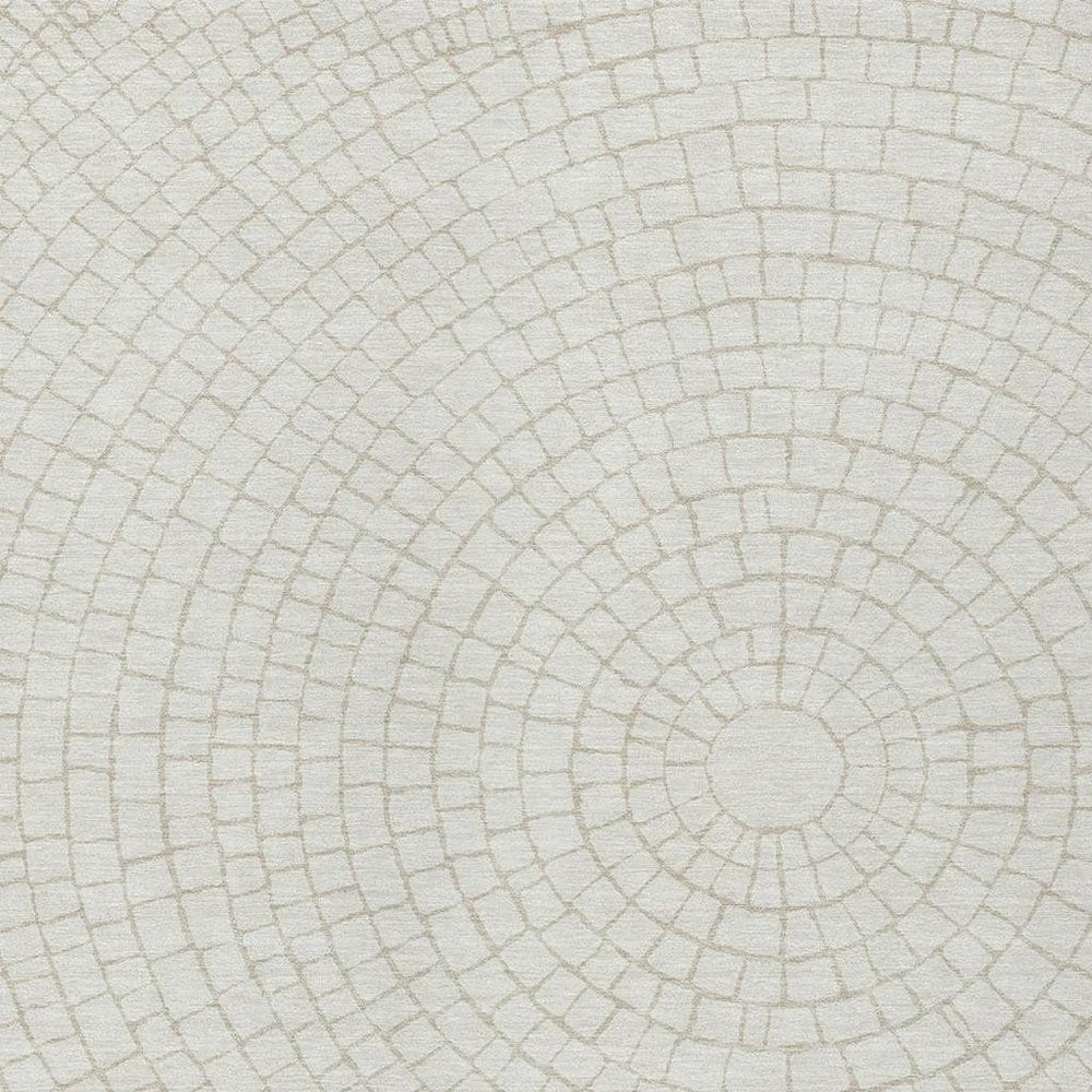 9' X 12' Ivory And Beige Geometric Washable Indoor Outdoor Area Rug HomeRoots